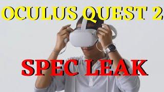 NEW Oculus Quest 2 Specs! It's AMAZING!