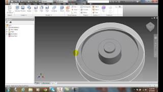 Inventor 05-18 Creating a Work Axis passing through a Revolved or Cylindrical Feature