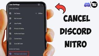How To Cancel Discord Nitro Mobile 2023