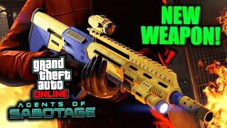 GTA Online NEW "Strickler Military Rifle" Coming in The Agents of Sabotage DLC!