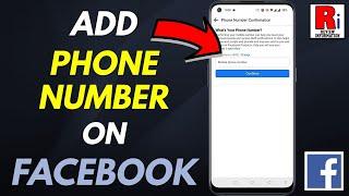 How to Add Phone Number on Your Facebook Account