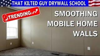 Mobile Home Wall Removal in 2022. Smoothing out the wall strips