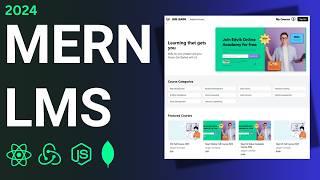 MERN Stack LMS: React JS, Tailwind CSS, Express, MongoDB, Shadcn UI | MERN Stack Udemy Clone