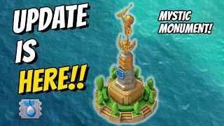 Boom Beach Update is LIVE! Mystic Monument and MORE!