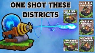 BEST Clan Capital Attack Strategies | One Shot Replays | DH 3 Skeleton Park One Shot  Clash of Clans