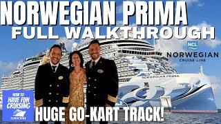 Norwegian Prima Full Walkthrough in 4K #Cruise #norwegianprima #norwegiancruise