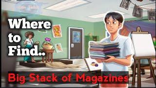 Where to Find Three Big Stack of Magazine Summertime Saga || Gam Teebee