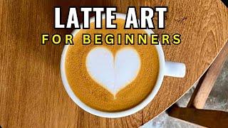 Latte Art For Beginners: make your first latte art in 3 steps