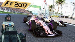 Подготовка к Гран-при России - Сочи Автодром F1 2017 Force India F1 - руль Fanatec ClubSport Formula