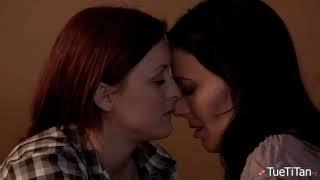 Hot lesbian kiss /Lesbians kissing /Lesbian neck kissing /Girls kissing gir/Lesbian tv shows