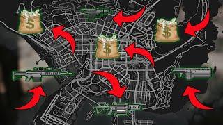 GTA 5 - Best Secret Weapon & Money Locations ( Unlimited Money & Rare Weapons)