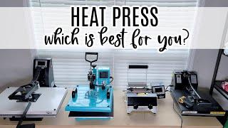 Which Heat Press is Right For You? Pros, Cons and Specs Of Popular Presses