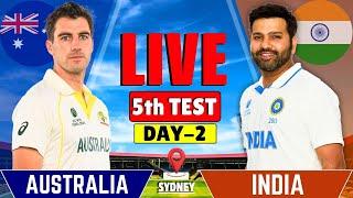 India vs Australia, 5th Test, Day 2 | IND vs AUS Live Match | Live Cricket Match Today |Session 2