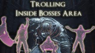 Trolling Inside Bosses Area(w/Hatemail) - Dark Souls 3