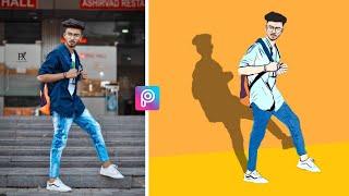 Picsart Cartoon Effect - Picsart Vector Art - Cartoon Portrait editing tutorial - Picsart editing