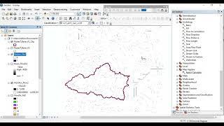 WATERSHED DELINEATION IN ArcGIS AND DRAINAGE DENSITY/STREAM DENSITY MAP IN ArcGIS