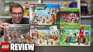 *EVERY* LEGO Gaming Set March 2025 - Review! (Minecraft, A Minecraft Movie, Horizon Adventures)