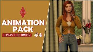 THE SIMS 4 ANIMATION PACK #4 l CRISPY CUCUMBER