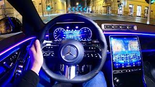 New Mercedes S-Class 2021 - crazy HEAD-UP display with AUGMENTED REALITY (77-inch diagonal)