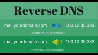 How To Set Reverse DNS and PTR Records  | Stop Mails From being Spammed |  Hosting Tuition