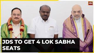 JDS Confirms Alliance With NDA Ahead Of 2024; JDS To Get 4 Lok Sabha Seats: Sources