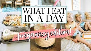 WHAT I EAT IN A DAY (PREGNANCY EDITION) + MY TODDLERS! | Kendra Atkins