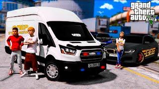 КУПИЛИ С ПАЦАНАМИ ОПЕРСКИЙ FORD TRANSIT! СДЕЛАЛИ ПАЦАНСКИЙ СТИЛЬ! СУЕТА! ШКОЛЬНЫЕ БУДНИ ГТА 5