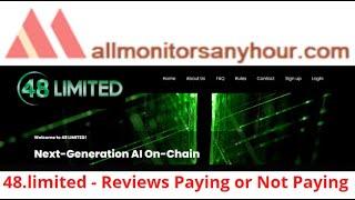 48.limited Reviews Paying Or Not Paying? #all hyip monitors 24 hour,#HYIP daily update,#HYIP monitor