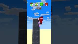 Herobrine VS Dream VS Steve jump Higher Challenge #minecraft #shorts #viral