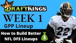 NFL DraftKings Week 1 GPP Lineup 2022 & NFL DFS Strategy