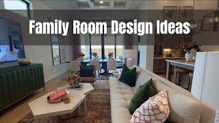 10 Design Ideas for Your Family / Living Room 2022 : Decor Inspiration