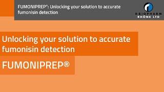 FUMONIPREP®: Unlocking your solution to accurate fumonisin detection