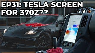 BIGGEST & COOLEST screen FOR THE 370Z! | Nifty City/AuCar TESLA-STYLE Screen Install Guide