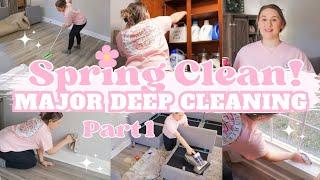 SPRING CLEAN WITH ME 2024 | DEEP CLEAN + ORGANIZE | EXTREME CLEANING MOTIVATION | MarieLove