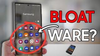 Are Samsung Apps REALLY Bloatware?