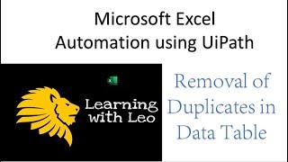 Merge Activity to Remove Duplicates using Invoke Method in Data Table||UiPath||RPA||Excel Automation