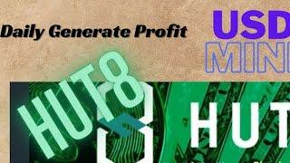 HUT8 || NEW DAILY EARNING APP || EARN USDT ||  Saim Tricks