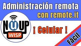 Control remoto del NuupWISP  con remote.it