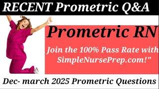 Prometric Exam For Nurses 2025/ Dec- March 2025 Prometric Questions & Answers. pass PROMETRIC exam