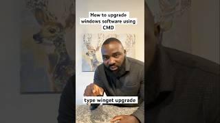 “Upgrade windows software using CMD.#workfromhome #cmd #windowsecurity #windowstutorials #windows10