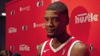 Josh Jackson's first interview with the Memphis Hustle | Memphis Hustle Media Day 2019