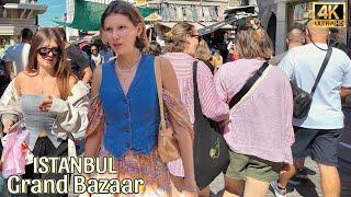 Istanbul Turkey City Center 4K Walking Tour Grand Bazaar Fake Market