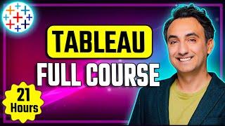 Tableau Ultimate Full Course (21 Hours) for Beginners - From Zero to HERO