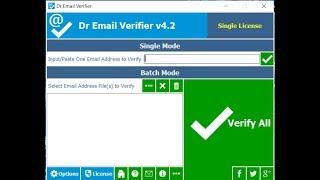 How to Activate Dr Email Verifier Crack Software Lifetime