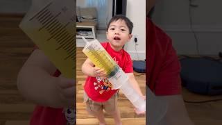 Baby’s injection prank on mom ️🩼