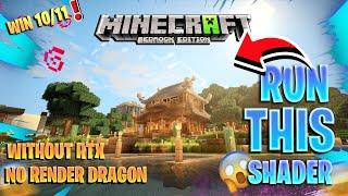 RUN SHADER WITHOUT RTX CARD | MINECRAFT BEDROCK | ROKXZ