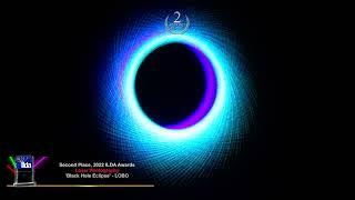 2022 ILDA Awards, Second Place, Laser Photography - “Black Hole Eclipse”, LOBO