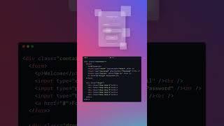 Glassmorphic Sign In Form(HTML,CSS and Js ) code in bio #webappdevelopment #css #html #learnwebdev