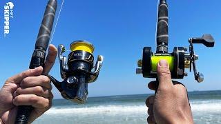 Surf Fishing: Why Use a Conventional Fishing Reel Vs Spinning Reel?