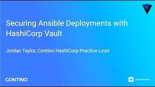[Webinar] Securing Ansible Deployments With HashiCorp Vault